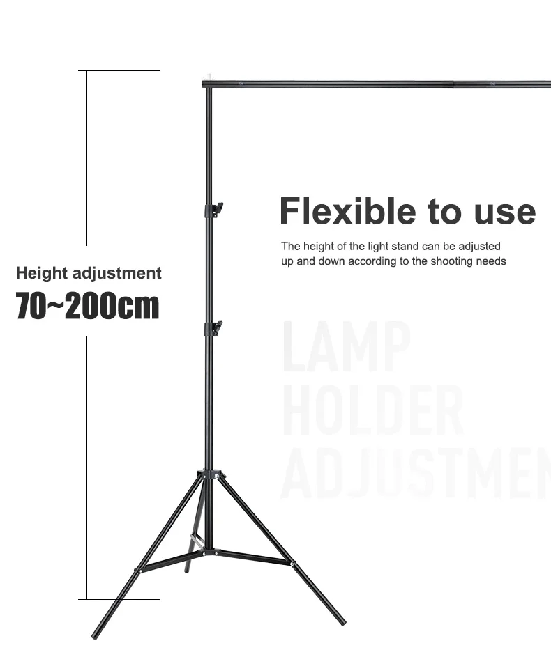 Tripod 2M Photography Background Backdrop Stand Support Picture Canvas Frame For