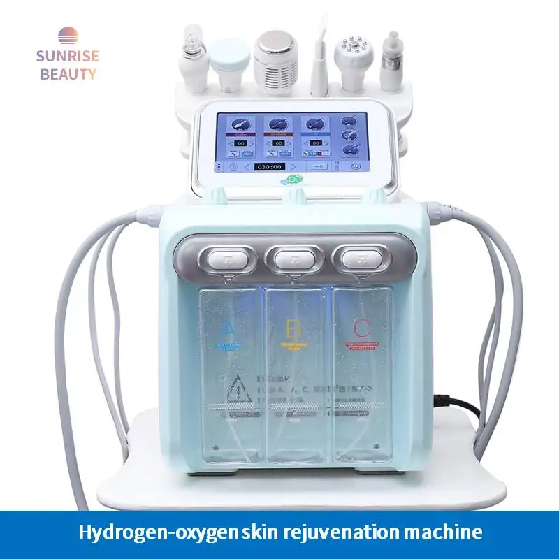 

portable 6 in 1 Hydro Dermabrasion Water Oxygen Jet Hydro Diamond Peeling Microdermabrasion machine