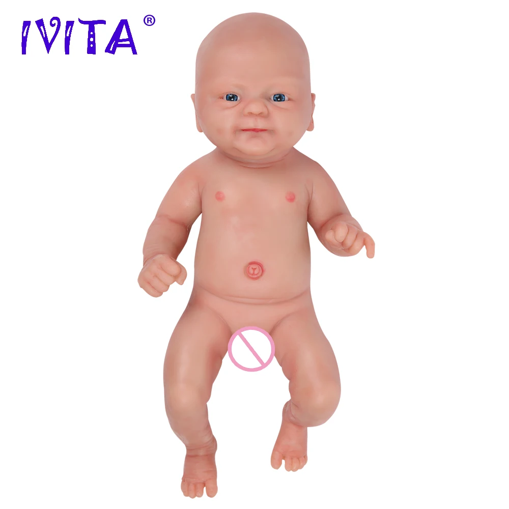 IVITA WB1512 36 см 1,65 кг bebe reborn baby силиконовый корпус recien nacidos realistas новорожденные младенцы мальчик глаза открылись детские игрушки