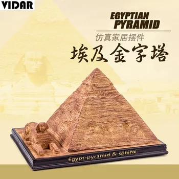 

VIDAR Statue Creative Home Decoration Decoration Resin Crafts World Famous Architecture Egyptian Pyramid Living Room Decoration