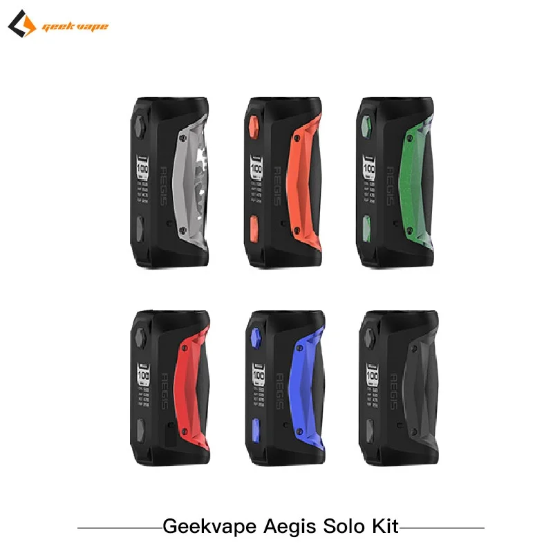 Оригинальный мод GeekVape Aegis Solo водонепроницаемая электронная сигарета подходит