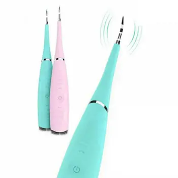

Silicone Sonic Electric Dental Scaler USB Charger Rechargeable Deep Cleaning Tooth Brush Teeth Stains Tartar Remover