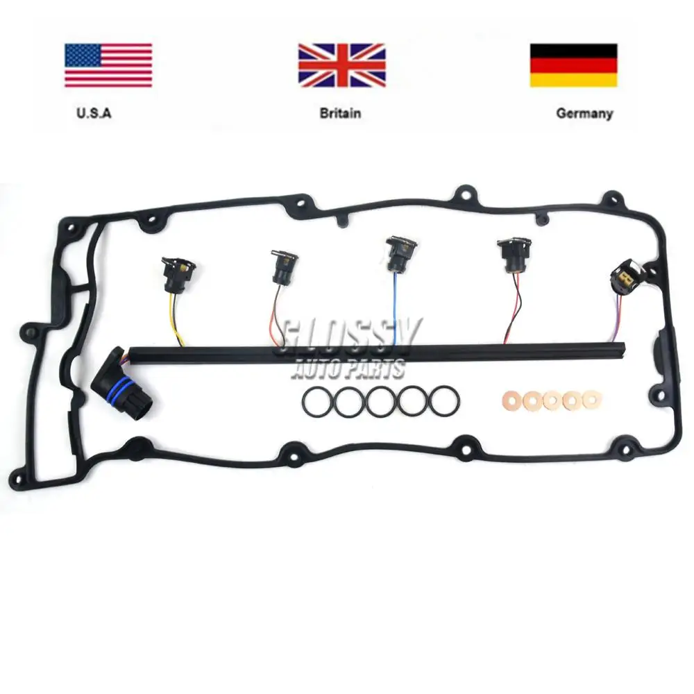 AP03 fits for Land Rover Discovery 2 MK2 & Defender TD5 Fuel Injector Harness & Rocker Gasket-AMR6103 LVP000020