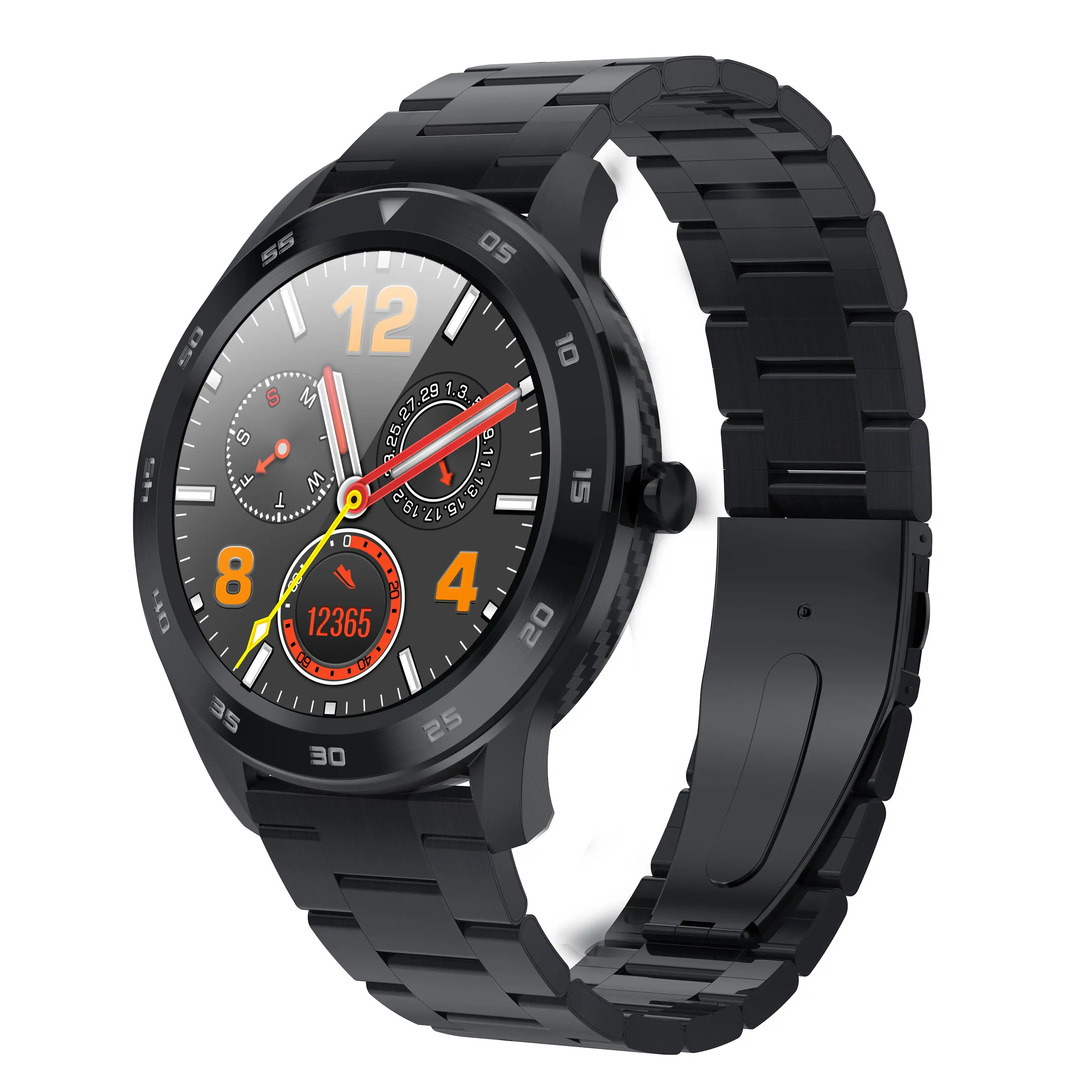 BLACK Mr 19NEW DT98 IP68 водостойкий смарт-браслет ЭКГ PPG сердце кровяное давление мульти-спортивный режим для IOS Android горячая распродажа - Цвет: BLACK