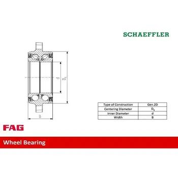 

Bearing set back. speed. \ BMW F07/F10 530d/535i/550i 09 FAG 713 6495 00