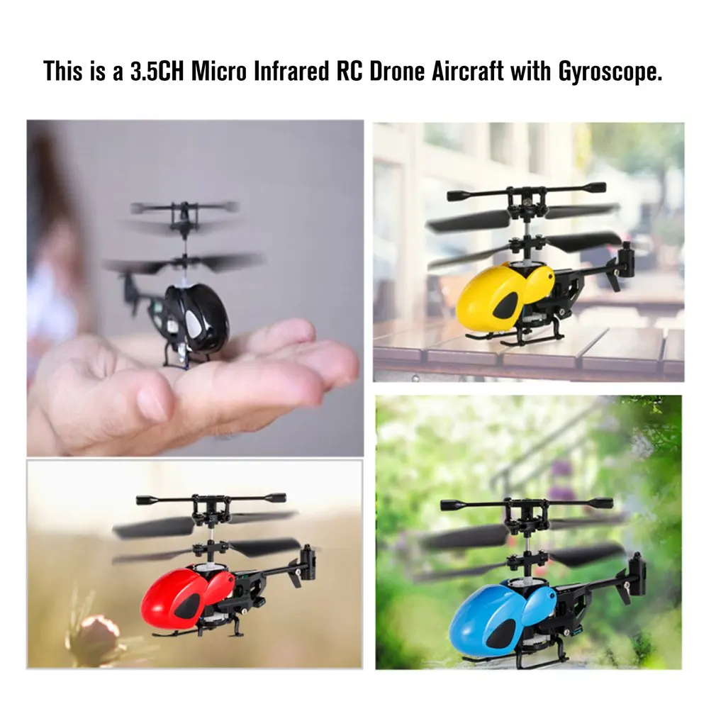QS5010 3.5CH Micro Infrared RC Drone Aircraft with Gyroscope Remote Control Toys Mini QS RC Helicopter -Round head