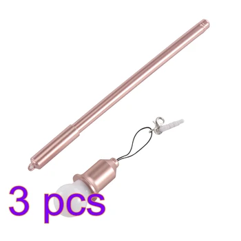 

Portable LED Flashlight Torch With Dust Plug Pendant Black Ink Gel Pen Rollerball Writting Tool