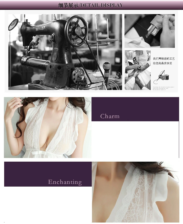 Женское ночное платье Ropa Sexy Para El Sexo с глубоким v-образным вырезом, женская одежда, женское нижнее белье, женское мини-ночная рубашка, одежда для сна