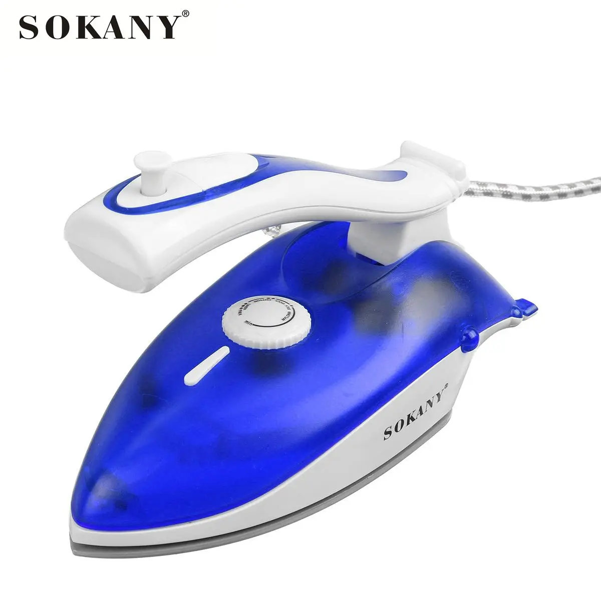 SOKANY 1000W Electric Iron Portable Steam Iron 5 Speed Adjustment
