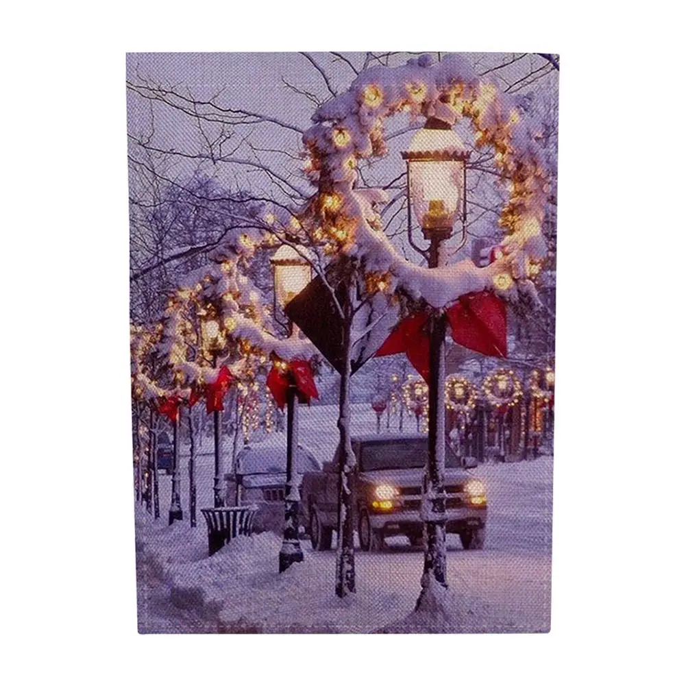 Christmas Garden Flag Event Scene Doorway Living Room Garden Outdoor Decorative Hanging Home Yard Festival Xmas Decoration - Цвет: A