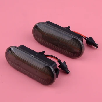 

CITALL 2PCS Dynamic Flowing LED Side Marker Signal Light Fit For VW Golf Jetta Bora GTI R32 MK4 Passat B5 New Beetle 2002 3W 12V