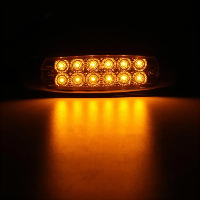 STANDARD AMBER BOAT TRAILER REFLECTORS reflect Pair
