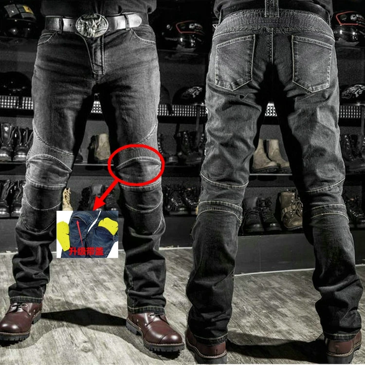 

Komine motorcycle pant motorcycle men's cross-country outdoor riding jeans with protective equipment knee pads