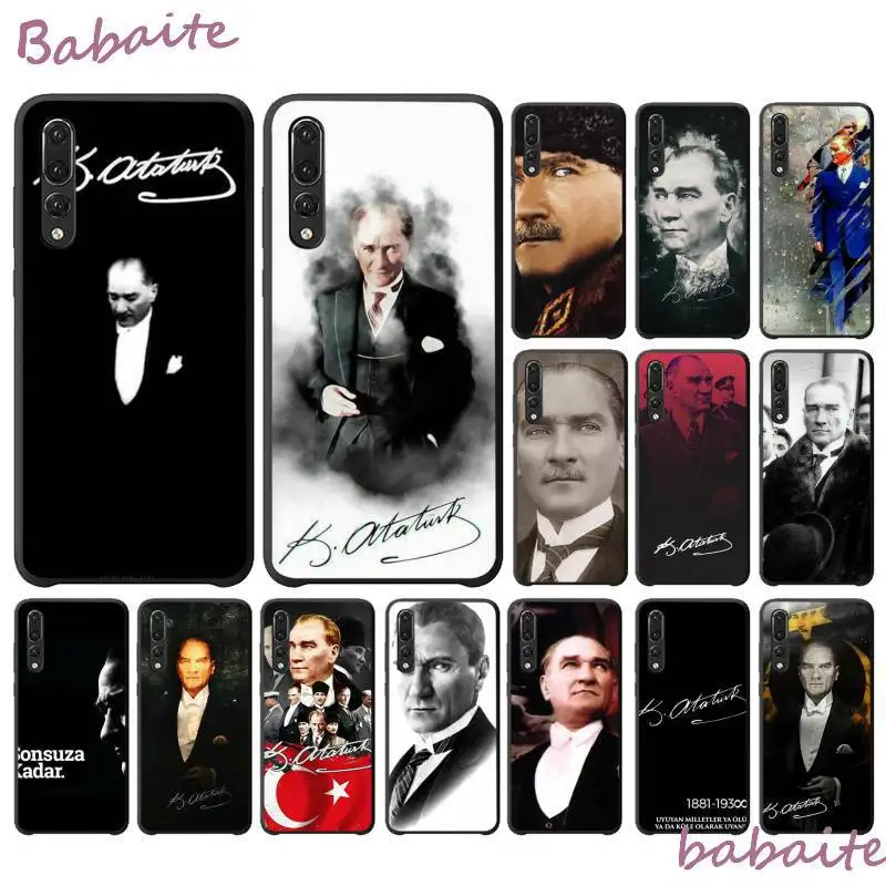 Чехол для мобильного телефона Babaite с изображением индейки Mustafa Kemal Ataturk DIY Huawei P8 9 LITE