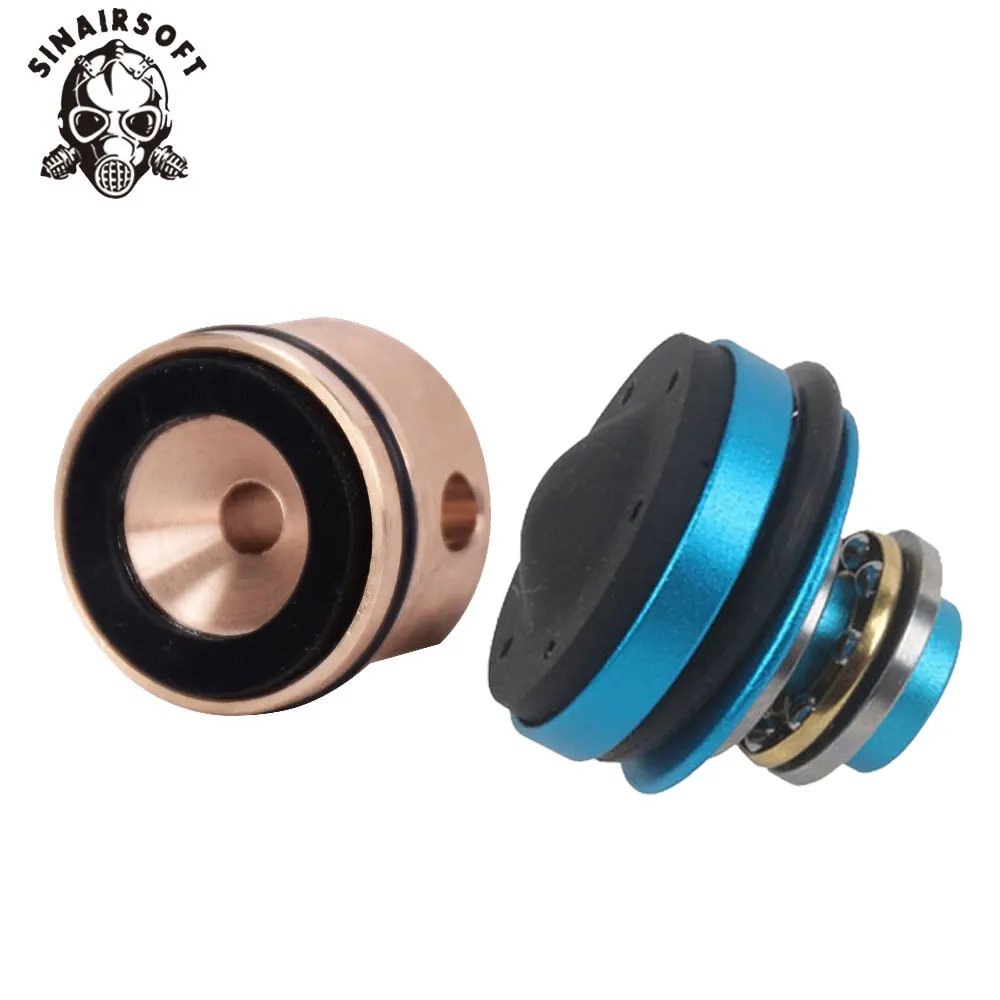 Silent-Bearing-Piston-Cylinder-Head-For-Ver-2-3-M4-M16-AK-MP5-G3-M249-Airsoft