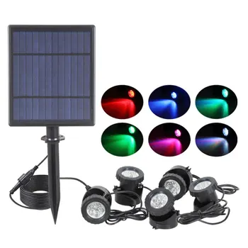 

Color Changing LED Landscape Spotlights 5W RGB Waterproof LED Garden Solar Pathway Lights Outdoor Landscaping Lights