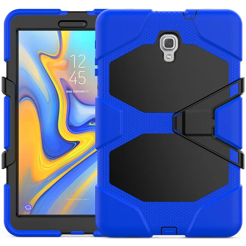 Для Samsung Galaxy Tab A A2 10," SM-T590 T595 T597 планшет нежной детской кожи военный, повышенная нагрузка силиконовый прочная стойка Защитная крышка