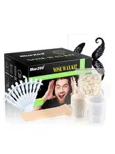 6pcs Nose Wax Kit Beeswax Nose Hair Cleaning Kit Safe And Quick Painless Removal Nose Hair Cleaning Nose Hair Wax Set