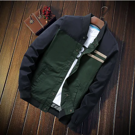 4XL Новые мужские куртки осенние военные мужские пальто модные тонкие повседневные куртки Мужская Верхняя одежда бейсбольная форма SA461 - Цвет: Синий