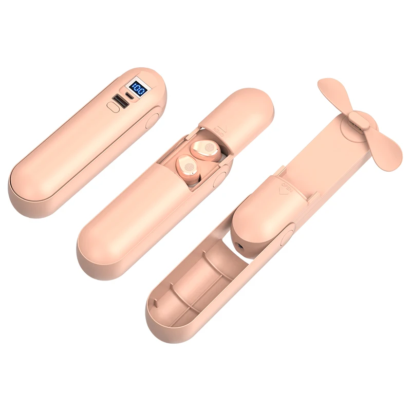 Wireless headphone TWS Bluetooth earphone Auriculares with Fan Light Waterproof Charging Box Earbuds for Xiaomi Huawei Touchable