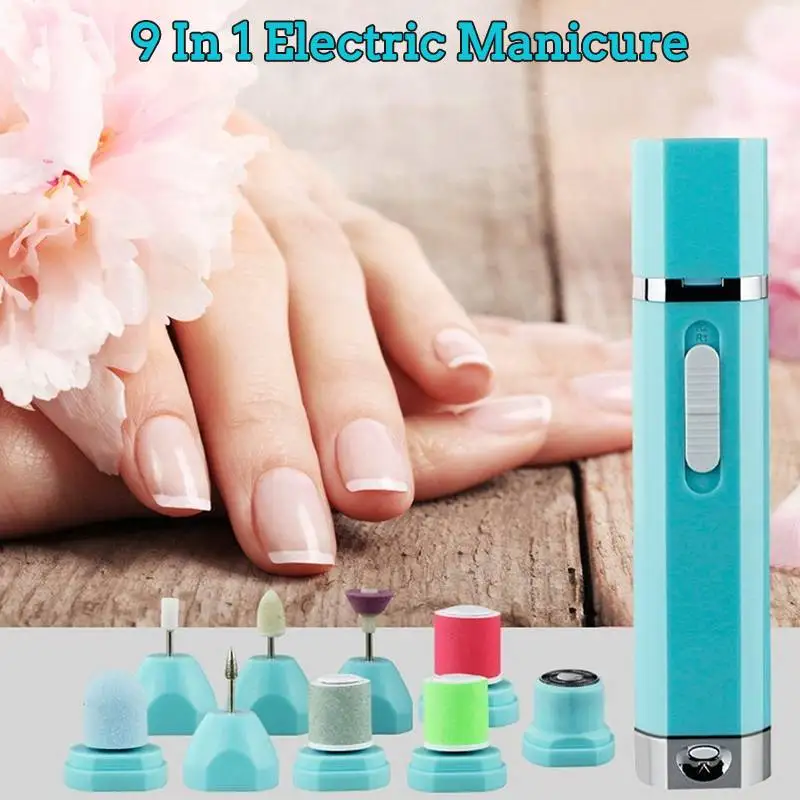 Professional Electric Nail Art Drill Pen Handle File Polish Grind Machine Women Men Epilator Grinder Pedicure Tool Accessories