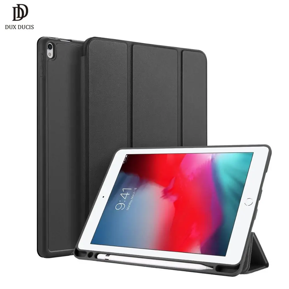 Buy DUX DUCIS PU Leather Smart Case For iPad Air 3 (2019) Soft Flip Cover for iPad Pro 10.5 11 12.9 iPad Mini 5 with Pencil Holder