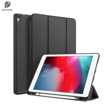 

DUX DUCIS PU Leather Smart Case For iPad Air 3 (2019) Soft Flip Cover for iPad Pro 10.5 11 12.9 iPad Mini 5 with Pencil Holder