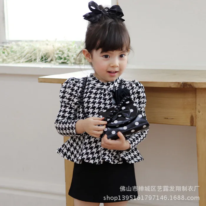 

New Style Childrenswear 2016 Autumn Clothing Korean-style Origional Children Shirt Girls Dress