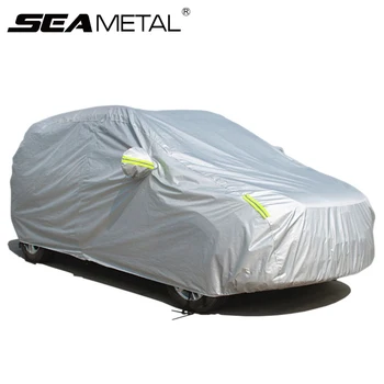 

Car Cover Waterproof Outdoor Auto Covers for Sedan SUV Car-Cover Protector Full Cover Car With Reflective Strip Anti Sun Dust