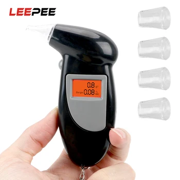 

LEEPEE Breathalyzer Handheld Digital Alcohol Detector Backlight Display Police Alcotest Alcohol Breath Tester Alcohol Tester