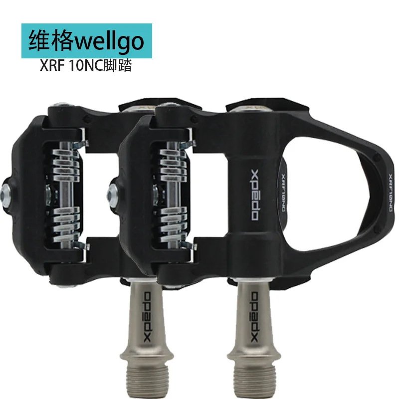 Wellgo Ludwig Xrf5ac алюминиевый сплав подшипник выпечки лака поверхность шоссе замок протектора шоссе педали велосипеда