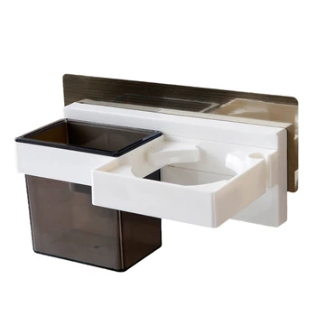 

Magic Seamless Hair Dryer Rack Bathroom Shelf Wall Shelf Dryer Storage Rack Wall Mounted Hair Dryer Holder