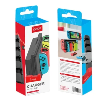 

For Nintendo Switch Joycon Controller Charging Dock 4 Slots Console Gamepads Charger Station Stand Base