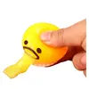 Anti Stress Vomiting Egg Yolk Funny Jokes Gag Toy Gags Practical Jokes Lazy Brother Fun Gadget Squeezed Face Squish Toy Gift