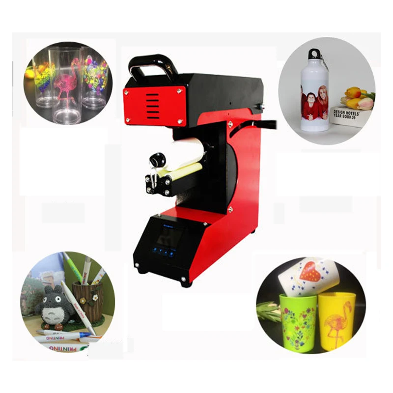

Stylus Sport Bottle Plastic Cup Roller Roll Heat Press Machine Heat Transfer Machine Pen Printer Plastic Cup Rolling Machine