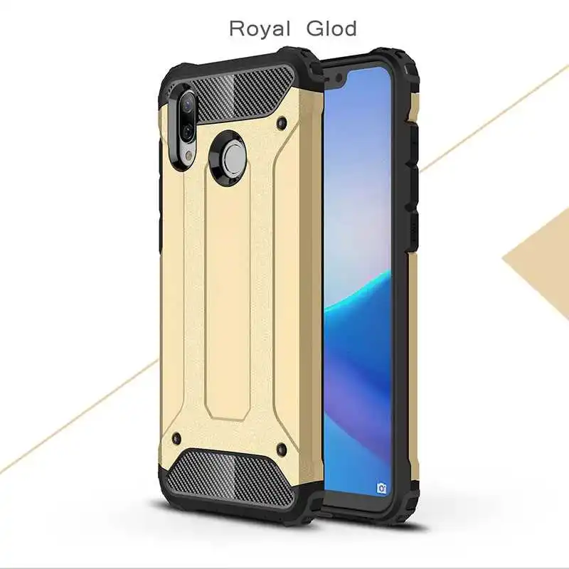 Mokoemi железная Броня ударопрочный 6," для huawei Honor Play чехол для сотового телефона - Цвет: Gold