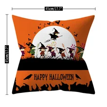 Pumkin чехол для подушки, полиэстер, декоративный, Хэллоуин Вечеринка, с принтом, чехол для подушки, 45*45 см, для дома и дивана,, Прямая поставка