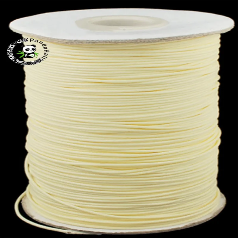 112 Beige Pandahall 1 рулон 0,5 мм корейский вощеный полиэфирный шнур для изготовления нанизывающих материалов 38 цветов - Цвет: 112 Beige