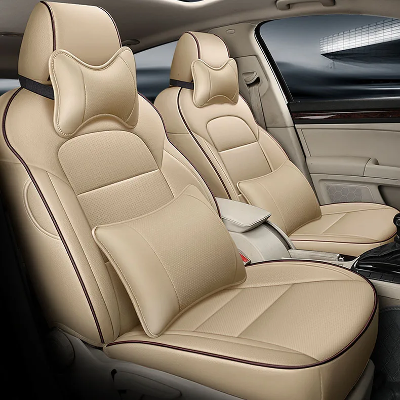 Чехлы для автомобильных сидений кожаные для авто skoda Superb автокресла внимание для автомобилей аксессуары автомобильные аксессуары Стайлинг