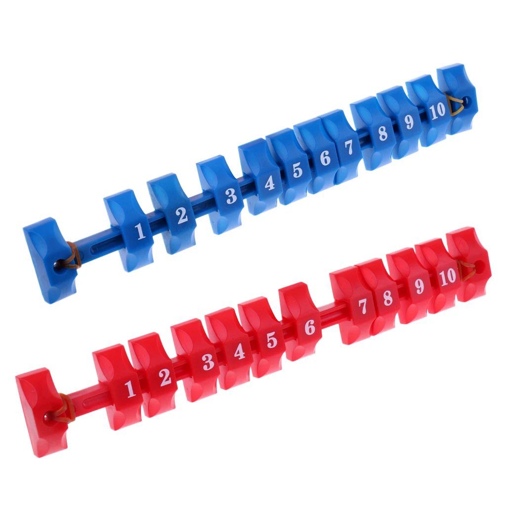 2 Pieces Blue & Red  Foosball Soccer Table Football Counter Score Units Keeper