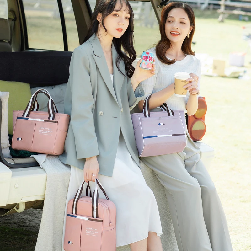 Winner Portable Lunch Bag New Thermal Insulated Lunch Box Tote Cooler Handbag Pouch Dinner Container School Food Storage Bags