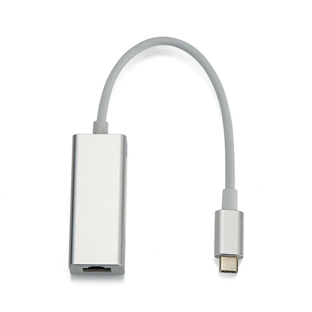 USB C для RJ45 Ethernet адаптер USB 3,1 type C сетевой адаптер 1000 Мбит/с