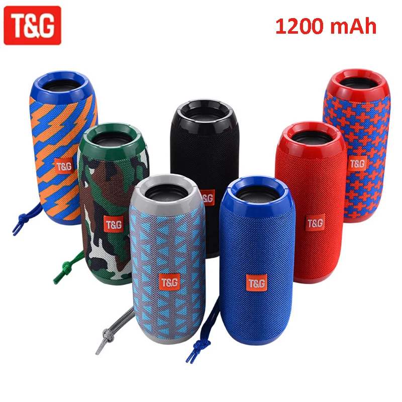 Bluetooth Колонка T &amp G TG117 беспроводная объемная музыкальная стереоколонка с FM-радио