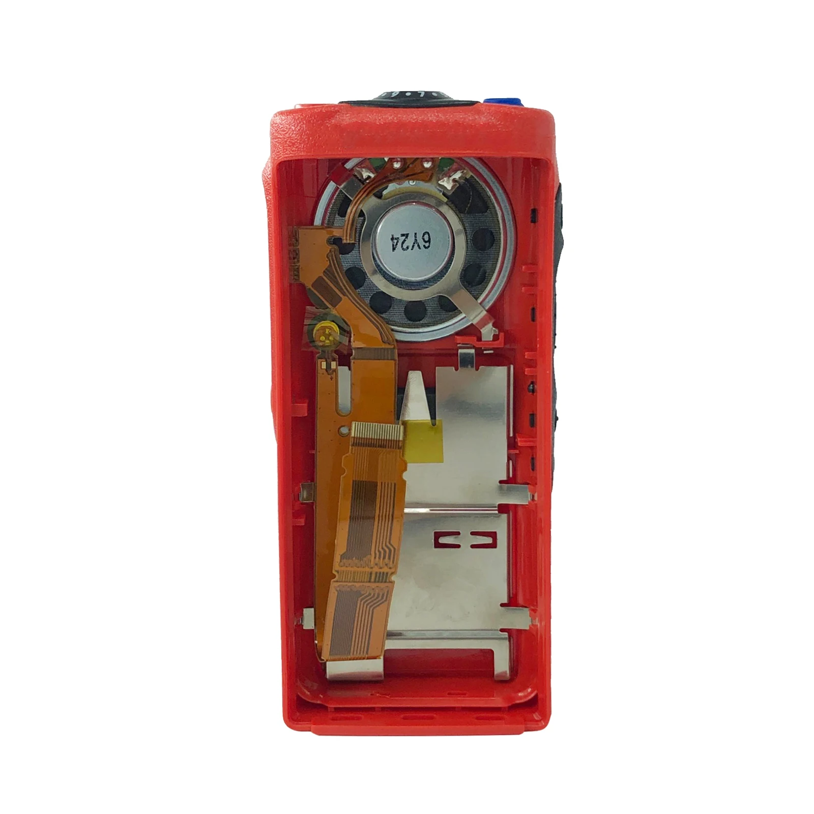 HT750 Red Replacement Housing Case Kit With Mic For GP340 GP328 Handheld Two-way Radio