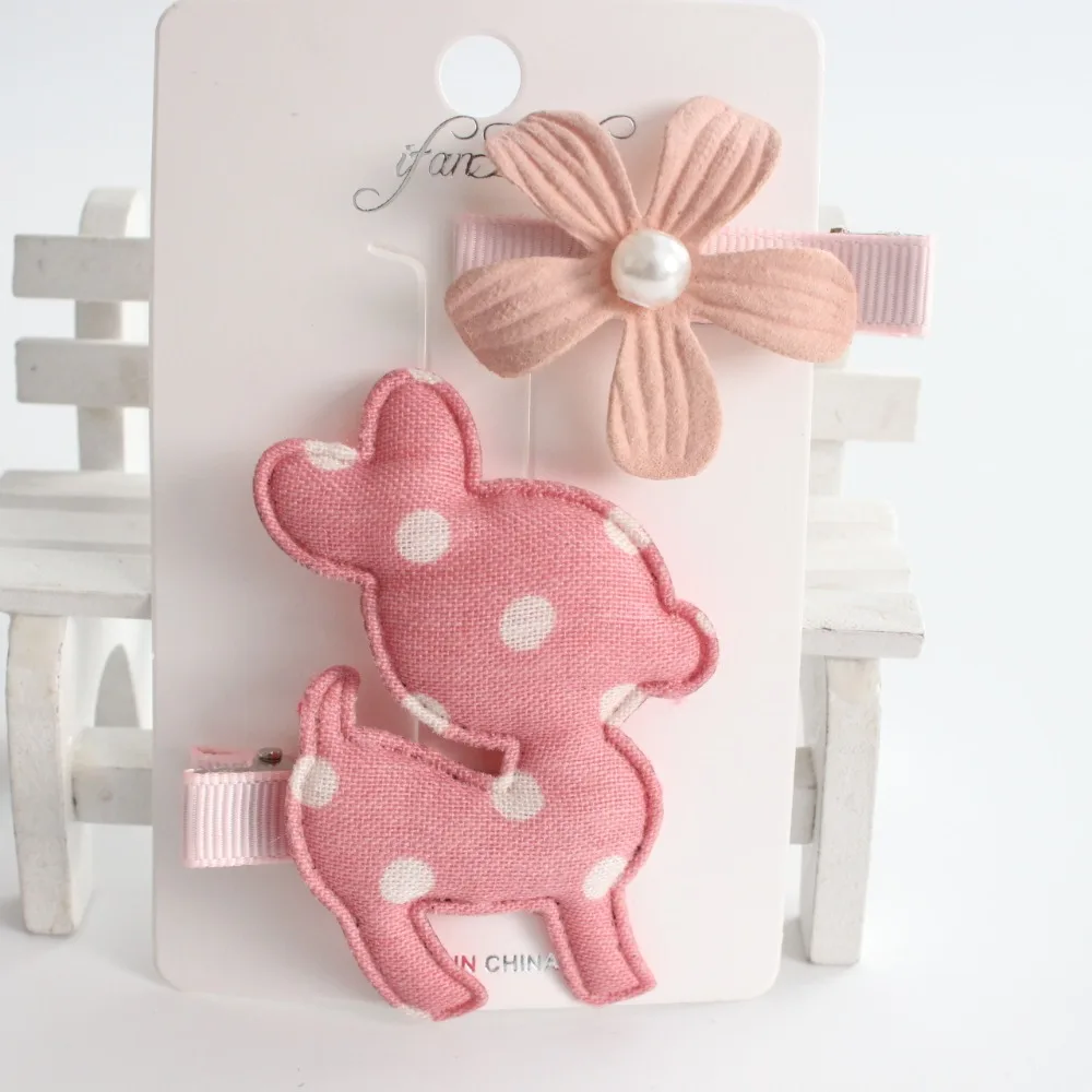 Girl Hair clips flower clips Cute Children Accessories Hair pin (9)