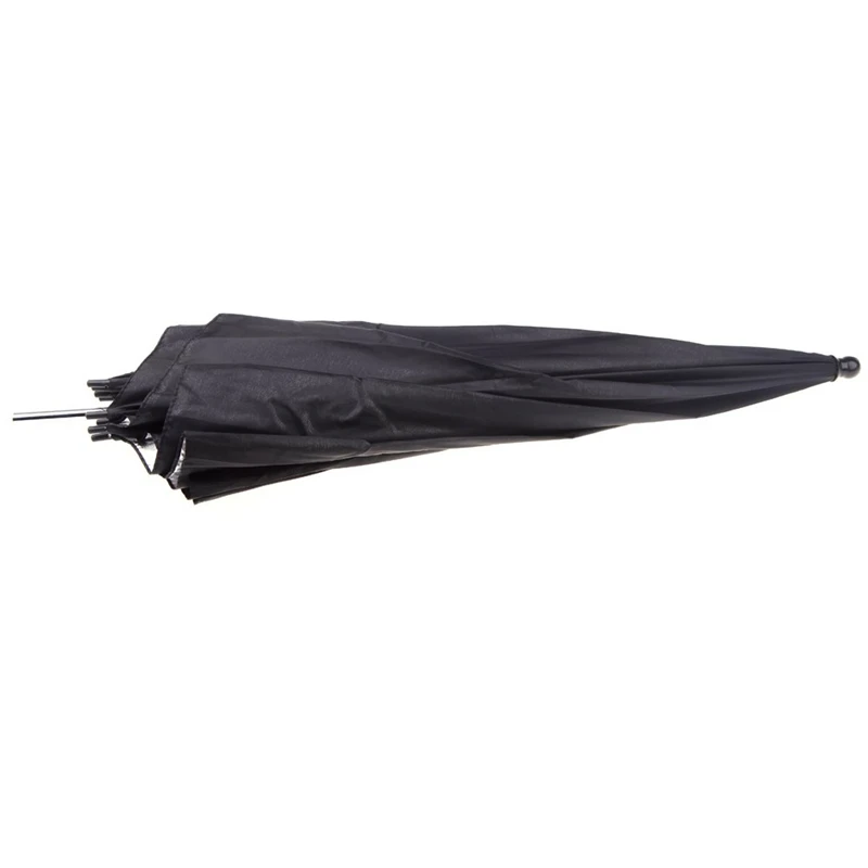 2 Pcs Umbrella:1 Pcs 83cm 33 Inch Studio Photo Strobe Flash Light Reflector Black Umbrella& 1 Pcs 40 Inch 103cm White Transluce