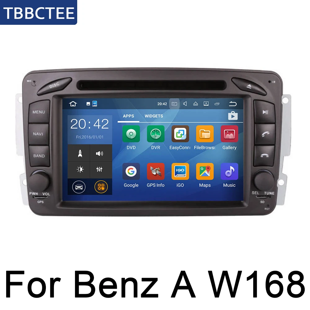 Для Mercedes Benz A W168 1998~ 2002 NTG Авто Радио автомобильный dvd-плеер на основе Android gps навигация wifi карта мультимедийная система стерео wifi