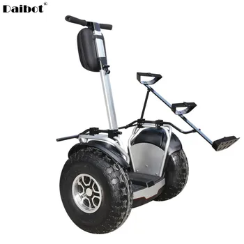 Billig 19 ''Golf Elektrische Roller 2 Rad Selbst Ausgleich Roller Große Rad 60V 2400W Offroad Elektro-roller Hoverboard Golf Träger