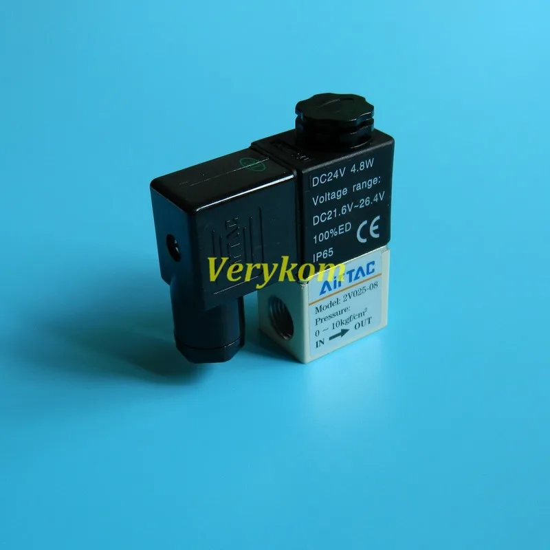 Оптовая продажа 10 шт. 1/4 &quotbsp 1/8&quot 2 позиционный Пневматический электромагнитный