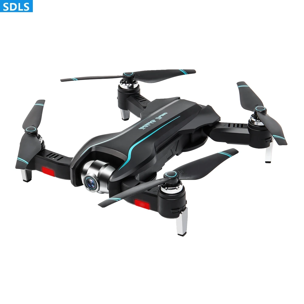 Складной RC Дрон с камерой 4K HD, Wi-Fi FPV Камера игрушек Квадрокоптер двойной Камера оптического потока Positoning Регулируемый Широкоугольный объектив с фокусным расстоянием Дрон